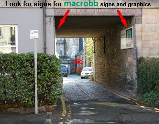 Entrance to Brunswick Street Lane